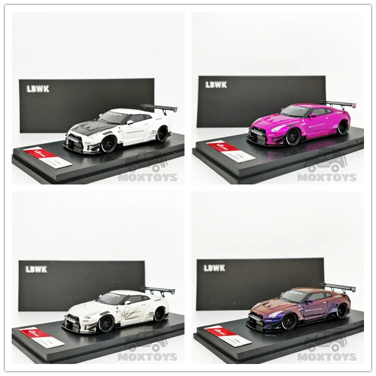 

1:64 LBWK LB Производительность 2,0 Nissan GTR R35 модель автомобиля из смолы
