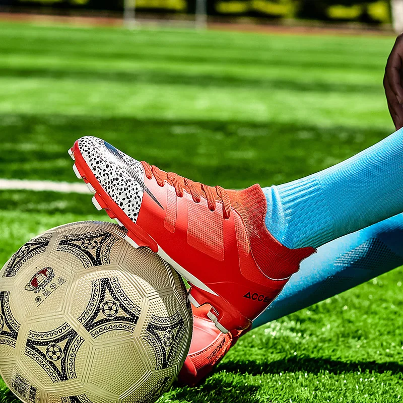 Новые мужские и детские футбольные кроссовки для мальчиков уличные бутсы с