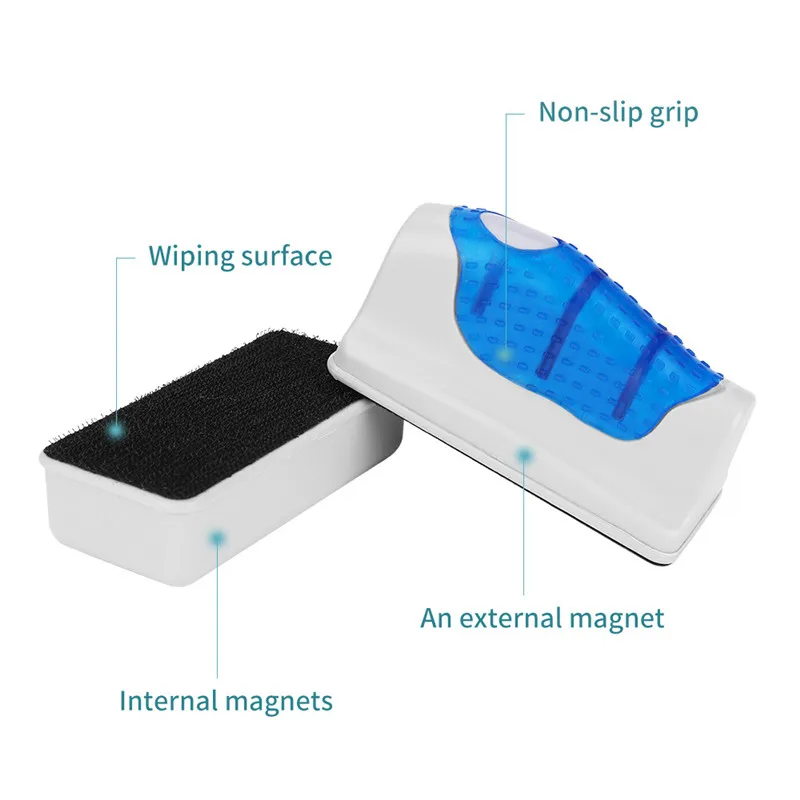 New Magnetic Aquarium Fish Tank Brushes Floating Clean Glass Window Algae Scraper Cleaner Brush Plastic Sponge Accessories Tools | Дом и сад