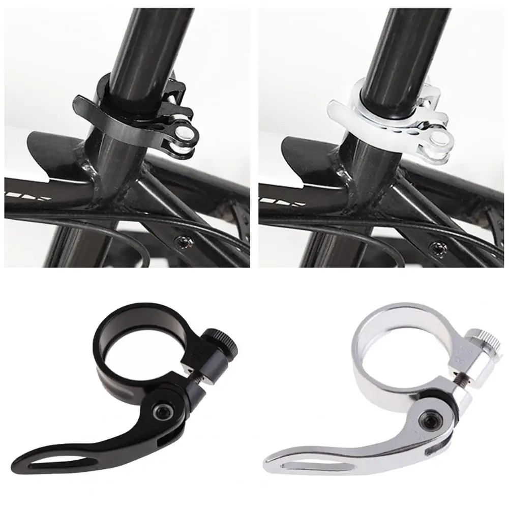 

Seatpost Clamp High Strength Quick Release Aluminum Alloy Firm Fine Workmanship Seatpost Clip for MTB abraçadeira canote