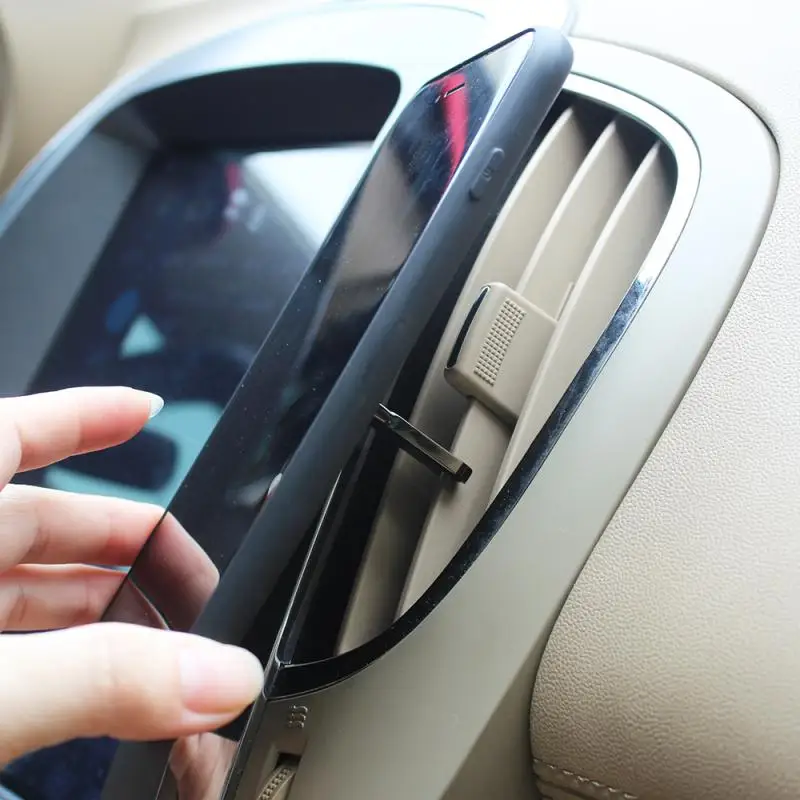 Car Phone Holder Universal Air Vent Mount Clip Cell For In No Magnetic 360Mobile Stand Smartphone | Мобильные телефоны и
