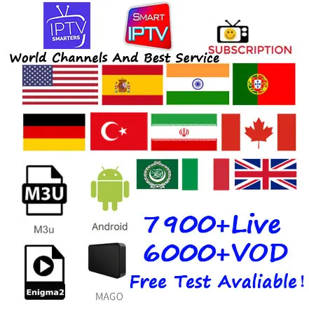 

HD Premium IPTV M3U XXX Multi Devices Smarters Pro Smart TV Live code Android tv MAG250 IOS STB VLC PC Free Test 24-36h