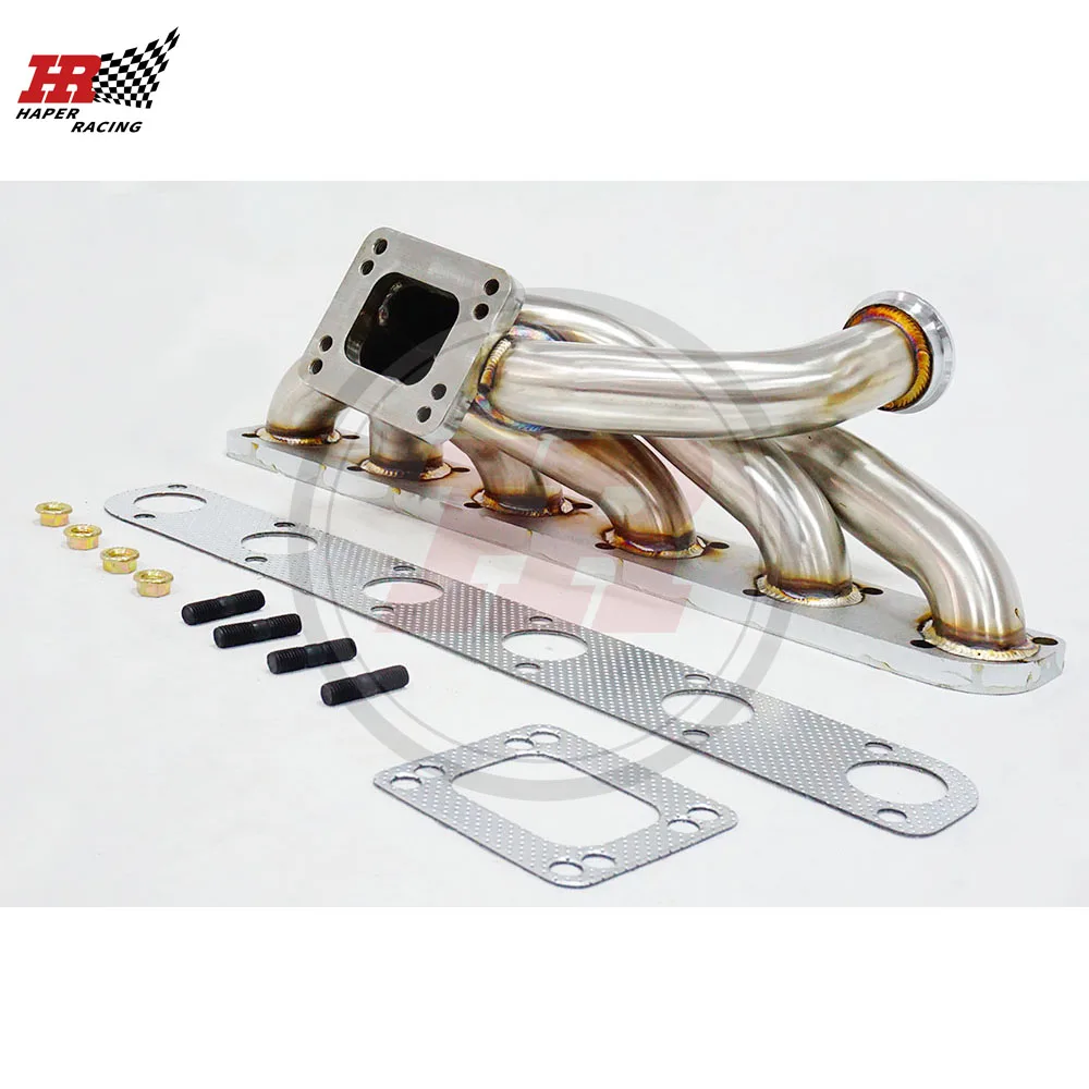 

HP RACING из нержавеющей стали 3,0 мм толщиной T3/T4 M20 турбо коллектор для E30 E30ix E28 E34