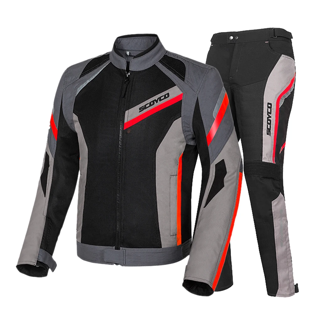 SCOYCO мотоциклетная куртка Лето байкерская бронежилет светоотражающий для