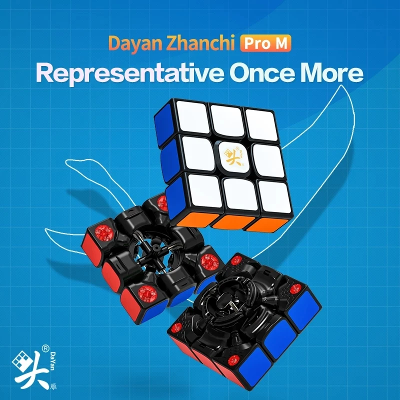 

DaYan ZhanChi Pro M 3x3 Magnetic Speed Cube DaYan 3x3x3 Cube Magic ZhanChi Pro M Magic Cube for Children