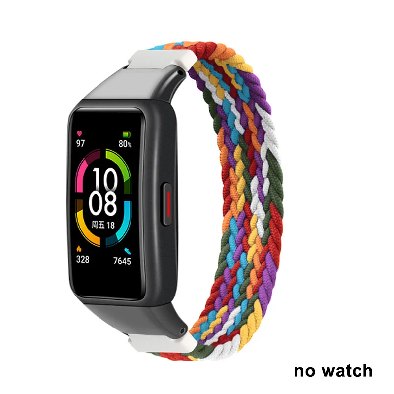 Ремешок нейлоновый для Huawei Honor Band 6 эластичный спортивный браслет смарт-часов |