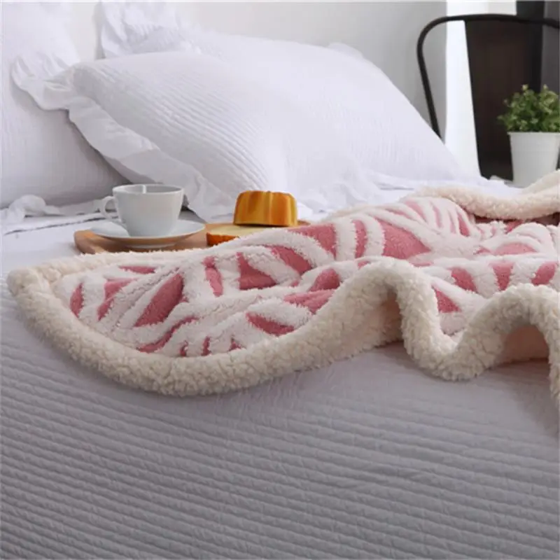 

Claroom Winter Soft Blanket Fleece Geometric Pattern Fashion Blankets Sofa Throw on Bed Cover Sheet Keep Warm Blanket EV37#