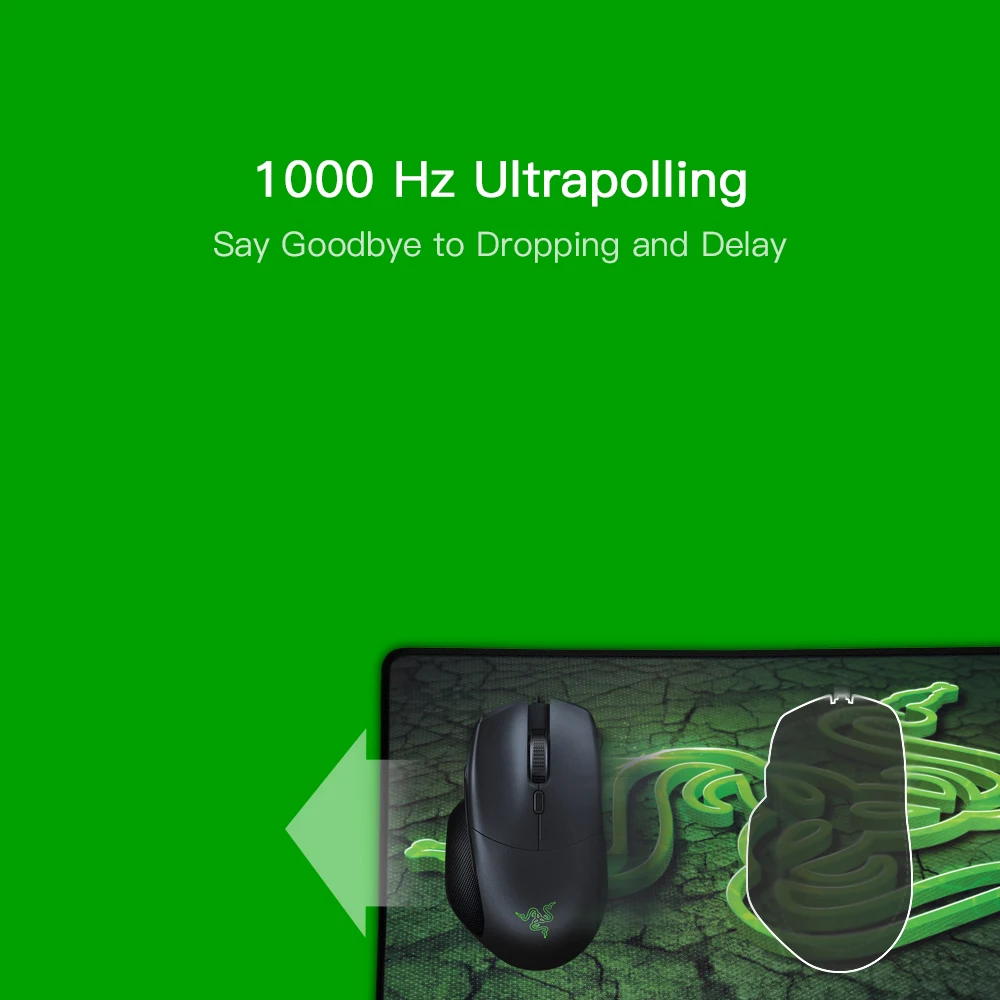 Мышь Компьютерная Razer Basilisk Essential Проводная игровая 6400DPI 8 программируемых
