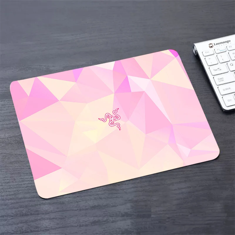 

Razer Full Gamer Pc Gaming Accessories Rubber Mat Mousepad Anime Rug Pink Mouse Pad Kawaii Small Mausepad Pad on the Table Csgo
