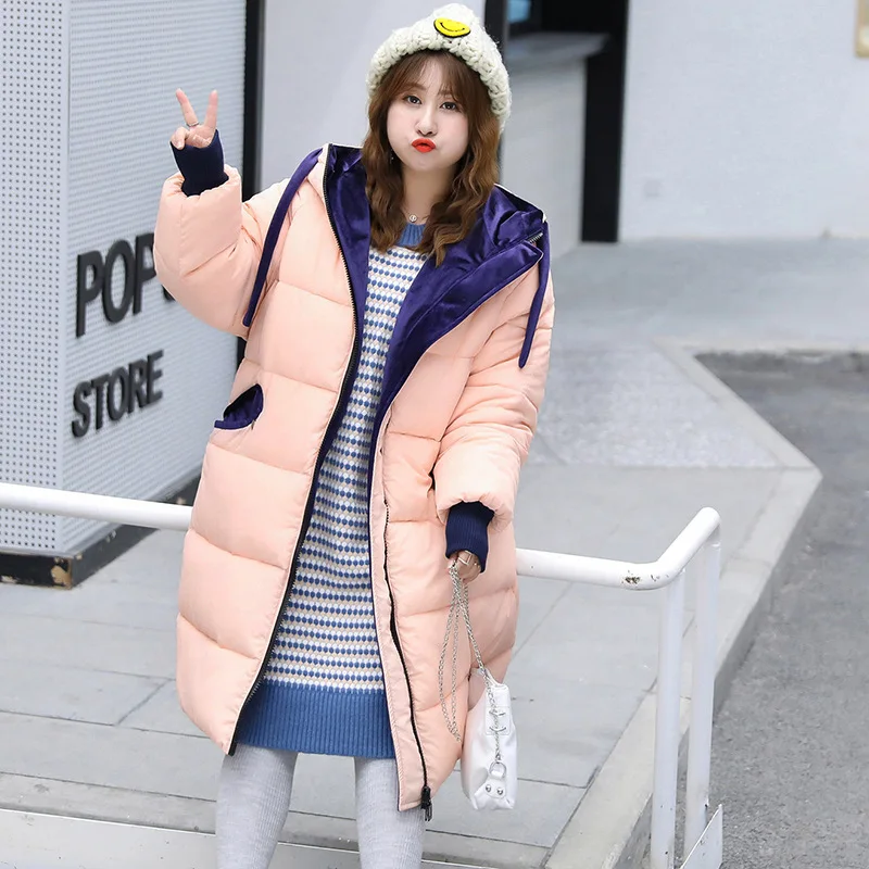 Korean Winter Plus Coat Size Warm Parka Women Jacket Abrigos Mujer Invierno 2020 Y010 YY1261