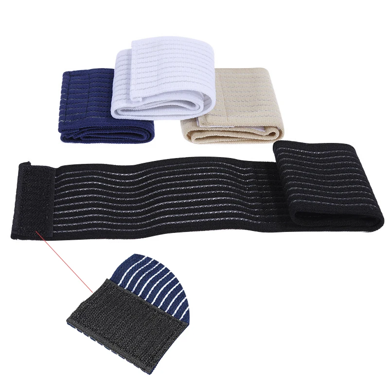 Эластичная спортивная повязка на запястье липучке для занятий в тренажерном