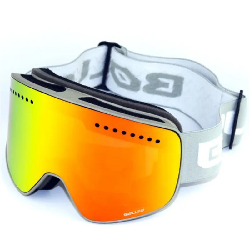 Лыжные очки BOLLFO с магнитными двухслойными поляризованными линзами