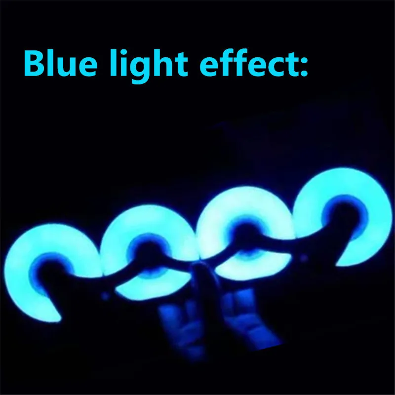【 72 мм 76 80 LED】 супер яркие роликовые колеса 88A со вспышкой для роликовых коньков