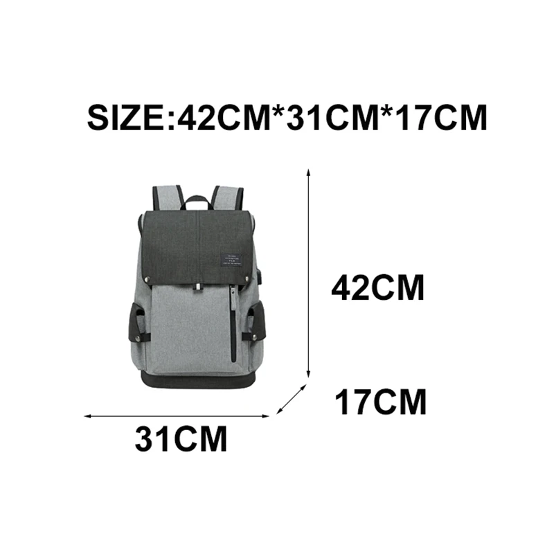 

Canvas Backpack Teenager Male Travel Bag Simplicity School Backpacks Casual Laptop Computer Bags Outdoor Bookbag Designer Pack