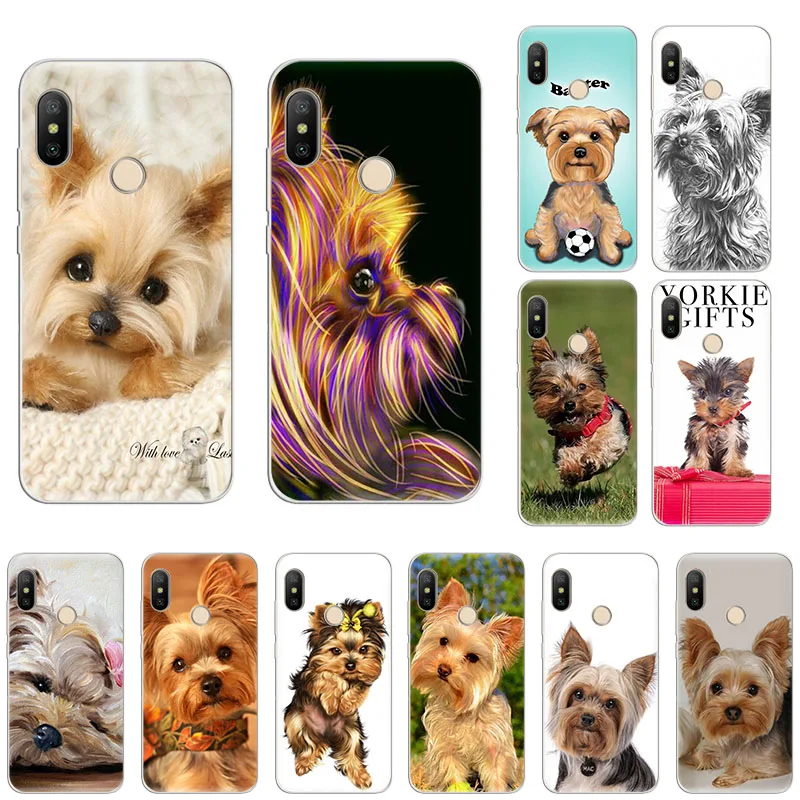 Мягкий силиконовый чехол йоркширского терьера с милым щенком для Xiaomi Mi Note10 9T CC9 9 8
