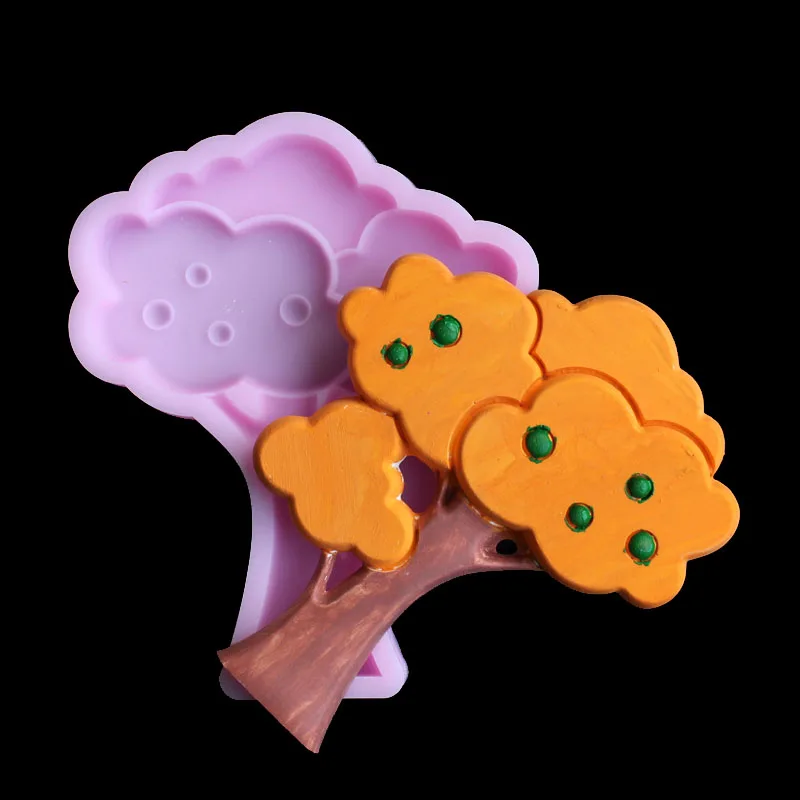 Силиконовая форма сделай сам с изображением мультяшного фруктового дерева пони