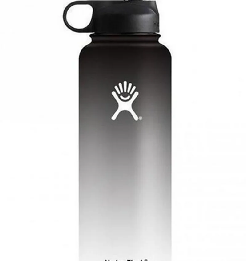 ss bottle Нержавеющая сталь бутылка для воды гидро колба бутылка для воды с вакуумной изоляцией широкий рот Путешествия Портативная термальная бутылка 32 унции/40o - Цвет: ss bottle