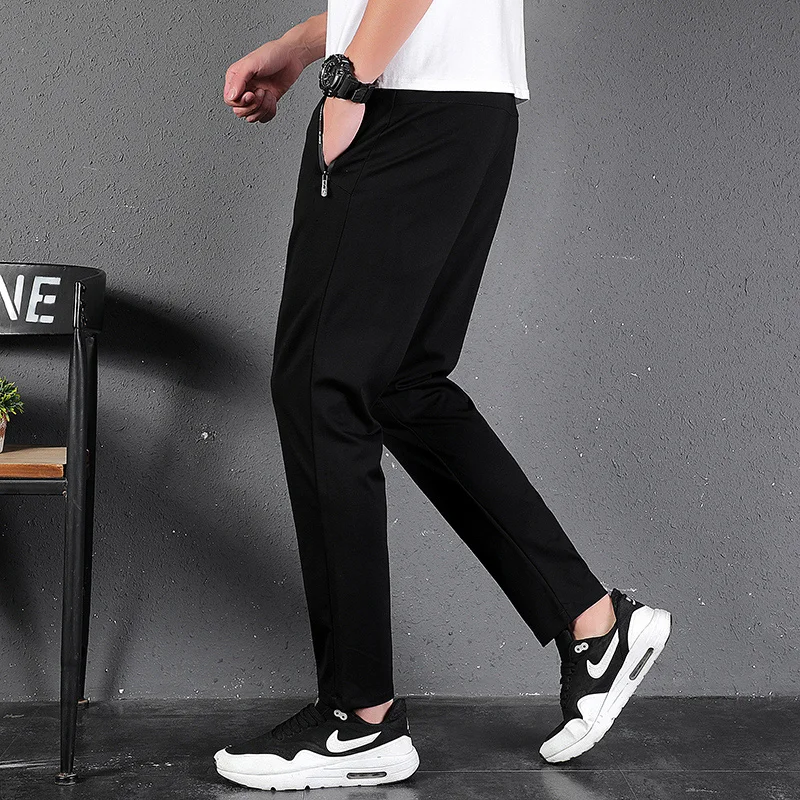 WWKK 2020 новые мужские беговые черные штаны для тренажерных залов Мужские фитнеса