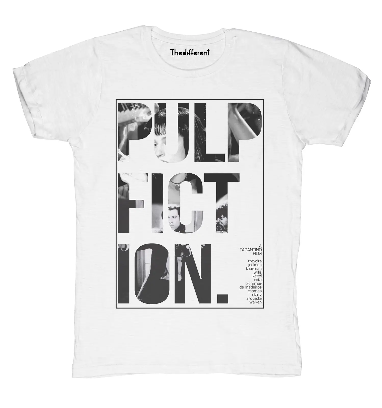 T-Shirt Feuer Herren Pulp Fiction Film Geschenkidee Printed T-shirt crew neck short sleeve casual |