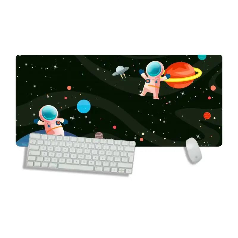 

Space universe Gaming Player desk laptop Rubber Mouse Mat Table Protect Game Office Work Mouse Mat pad Non-slip Laptop Cushion