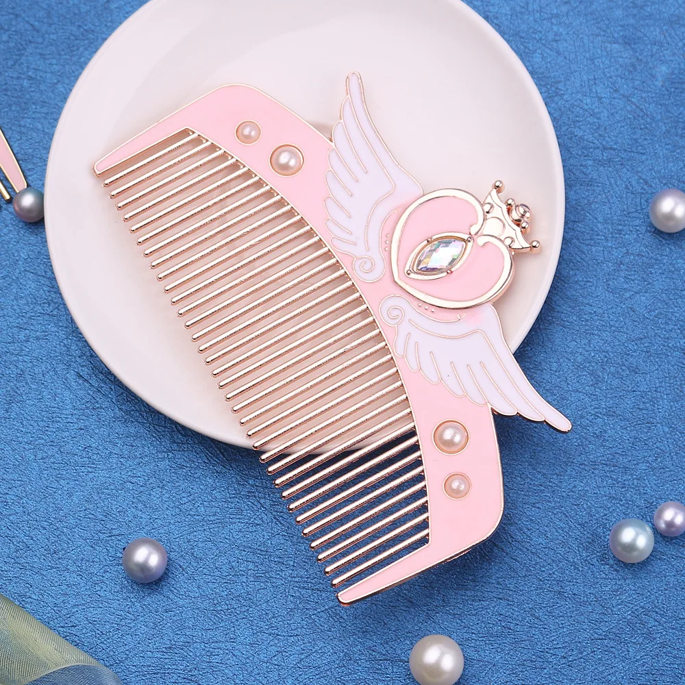 Сейлор Мун расческа Cardcaptor Сакура косплей костюмы реквизит розовые девушки