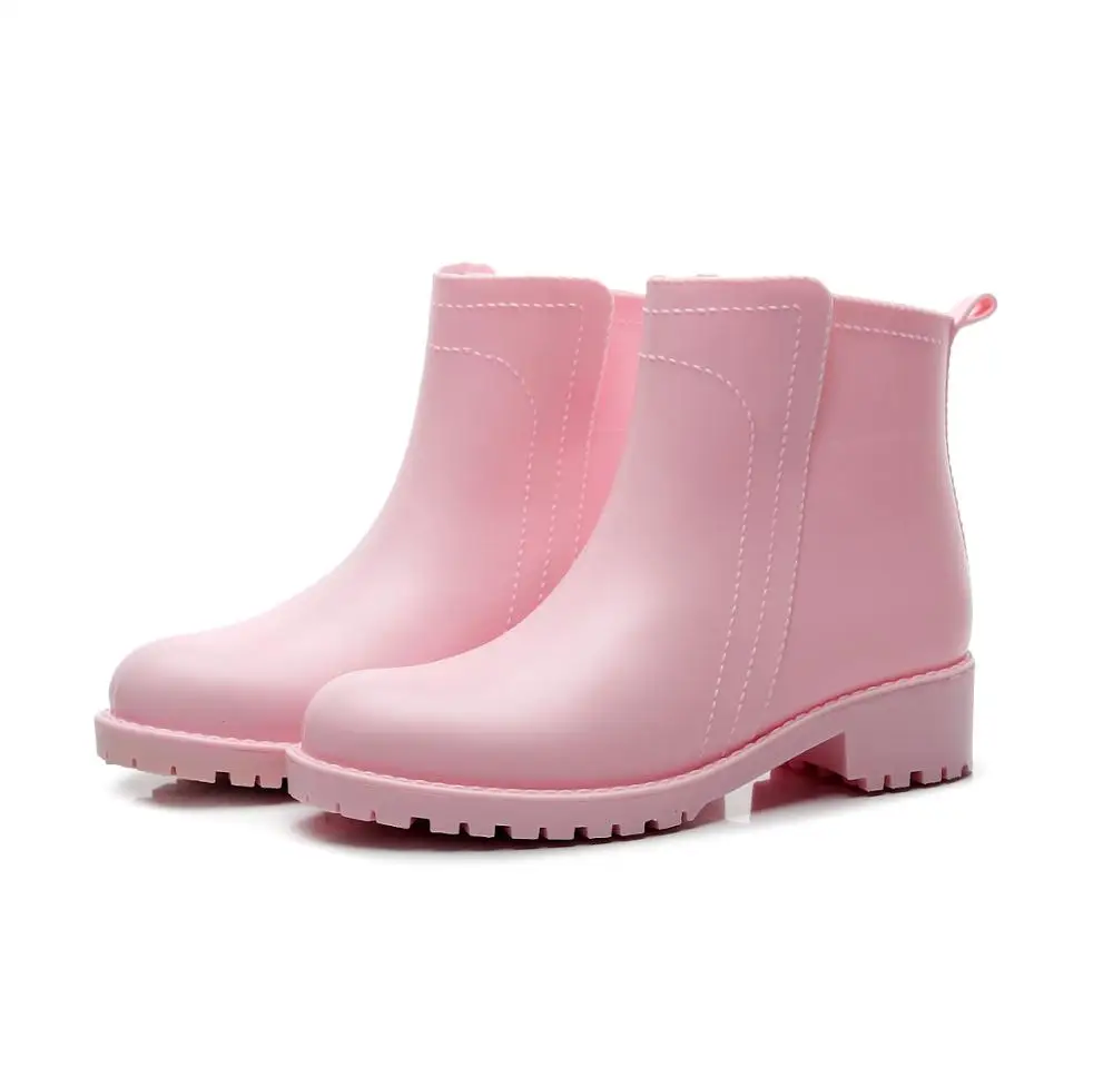 Сапоги женские резиновые простые водонепроницаемые ботинки для взрослых защита