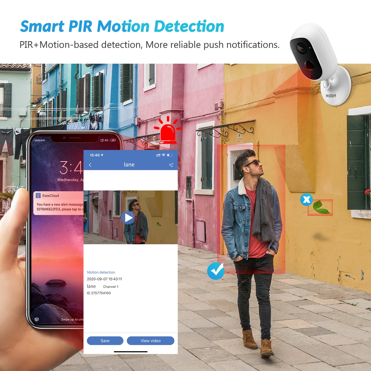 IP камера TMEZON аккумуляторная 1080P Wi Fi|Камеры видеонаблюдения| |