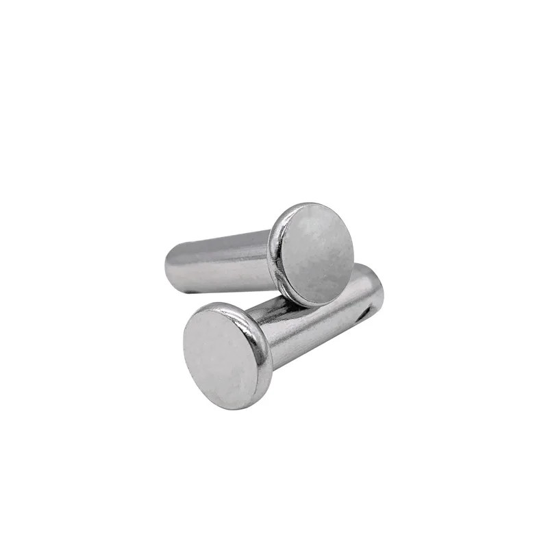 Цилиндрические штифты M12 плоская головка с отверстиями ось 30-120 мм длина 2 шт. |