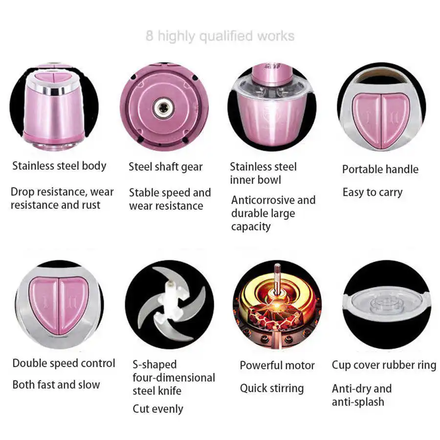 Мясорубка многофункциональная Чеснок измельчитель овощей продуктов ЕС 220