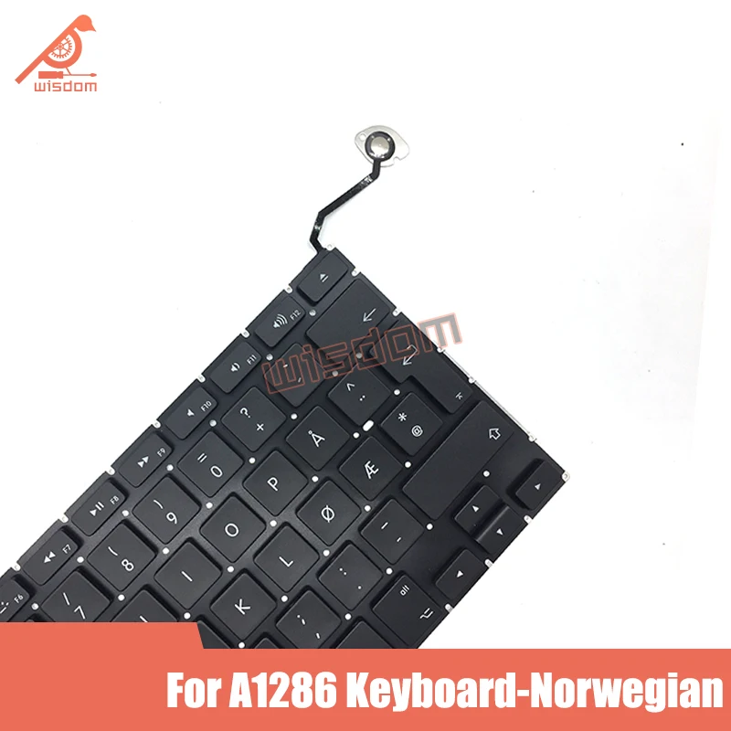Совершенно новая клавиатура для Macbook Pro15 &quotA1286 норвежская Клавиатура с винтами