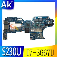akemy qipa1 la 8671p for lenovo thinkpad s230u twist notebook motherboard cpu i7 3667u 3537u ram 8gb 100 test work