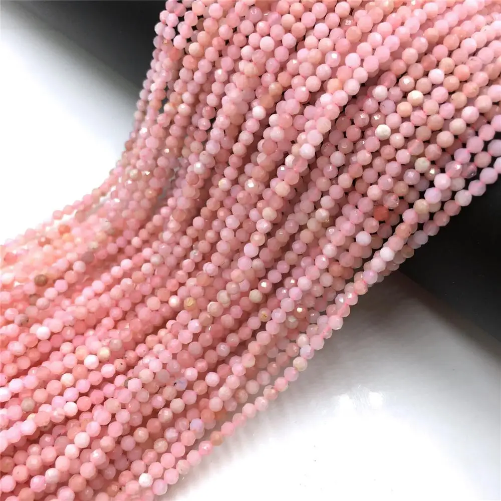 Маленькие бусины с опалом граненые 2 3 мм россыпью для изготовления ювелирных