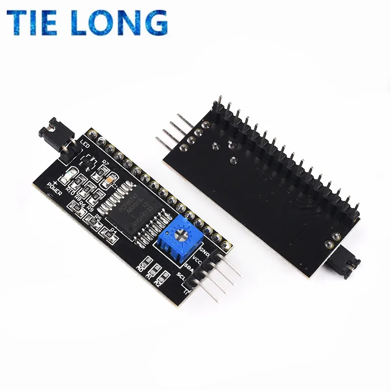 Плата последовательного интерфейса IIC I2C TWI SPI порт 1602 2004 LCD плата адаптера модуль