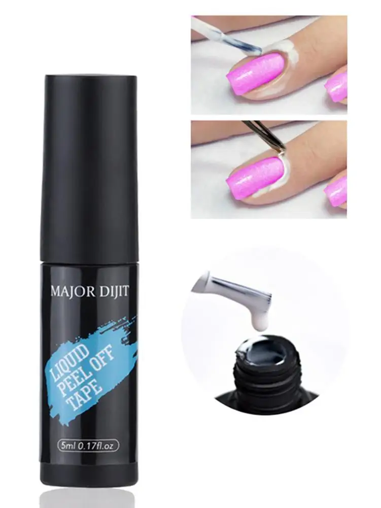 Анти перелив лак для ногтей Защита краев быстрое высыхание анти грязный арт