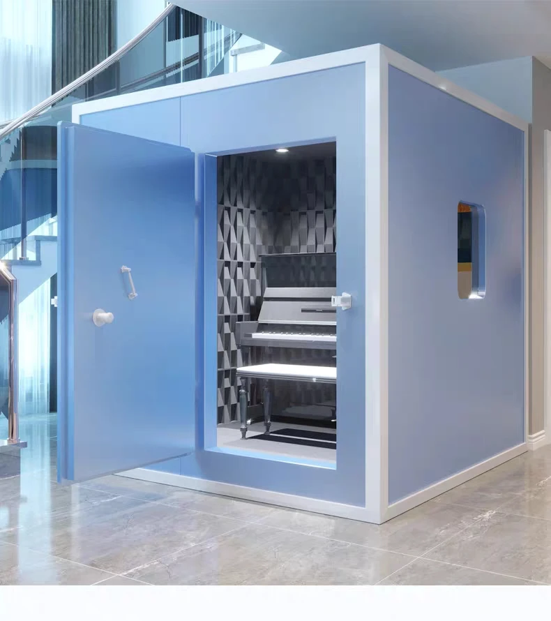 Звукопоглощающие студии звукозаписи из полиэфирного волокна с потолочной