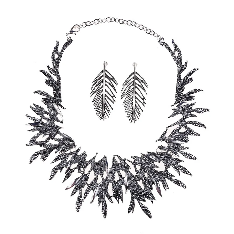 Женский комплект украшений из колье и серёг в этническом стиле | Украшения