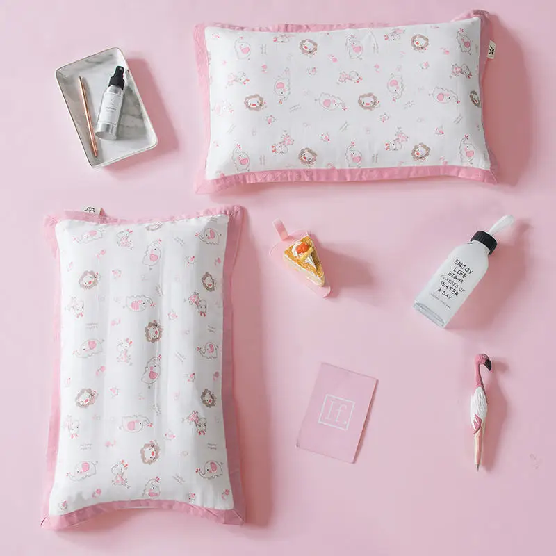 

HoneyCherry двухслойная хлопчатобумажная Одноместный подушка чехол для подушки Чехол с рисунками из мультфильмов Наволочка Чехол для подушки Ч...