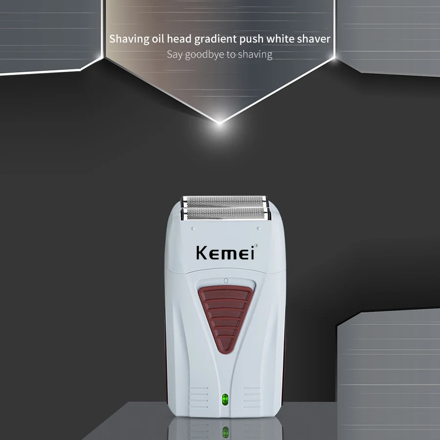 

Kemei Electric Shaver for Men Twin Blade Reciprocating Cordless Razor Hair Beard USB Rechargeable Shaving Machine Barber Trimmer