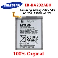 samsung orginal eb ba202abu 3000mah battery for samsung galaxy a20e a10e a102w a102u a202f sm a202fds sm a202f mobile phone