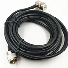 Разъем для антенны CB, коаксиальный Удлинительный кабель 5 м, простой в использовании для автомобильного радио, рации MP320, MP9000 KT-8900, KT-8900R