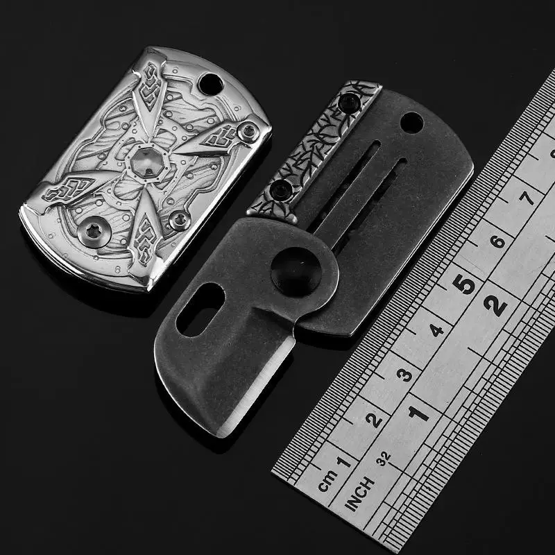 Винтажный мини-нож для мытья ожерелья складной портативный карманный нож