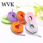 Светоотражающие шнурки, модные светящиеся в темноте, для детей, женщин и мужчин, белые