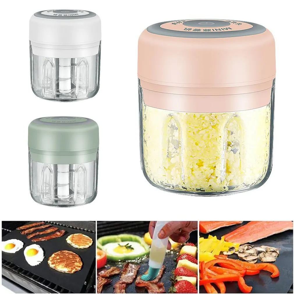 

Электрический кухонный измельчитель давилка чеснока Мясорубка мини-измельчитель для продуктов чеснока овощей измельчитель дробилка кухо...