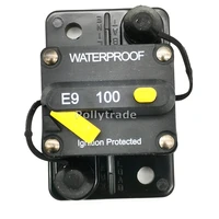 100a waterproof circuit breaker fuse holder with manual reset toggle switch 12v 72v dc boat yachts parts