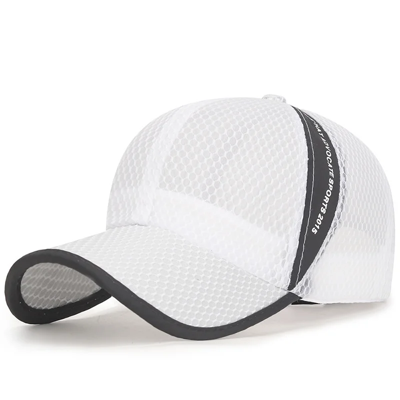 

Women Men Summer Unisex Baseball Caps Female Male Breathing Mesh Hats Solid Casual Sports Hats