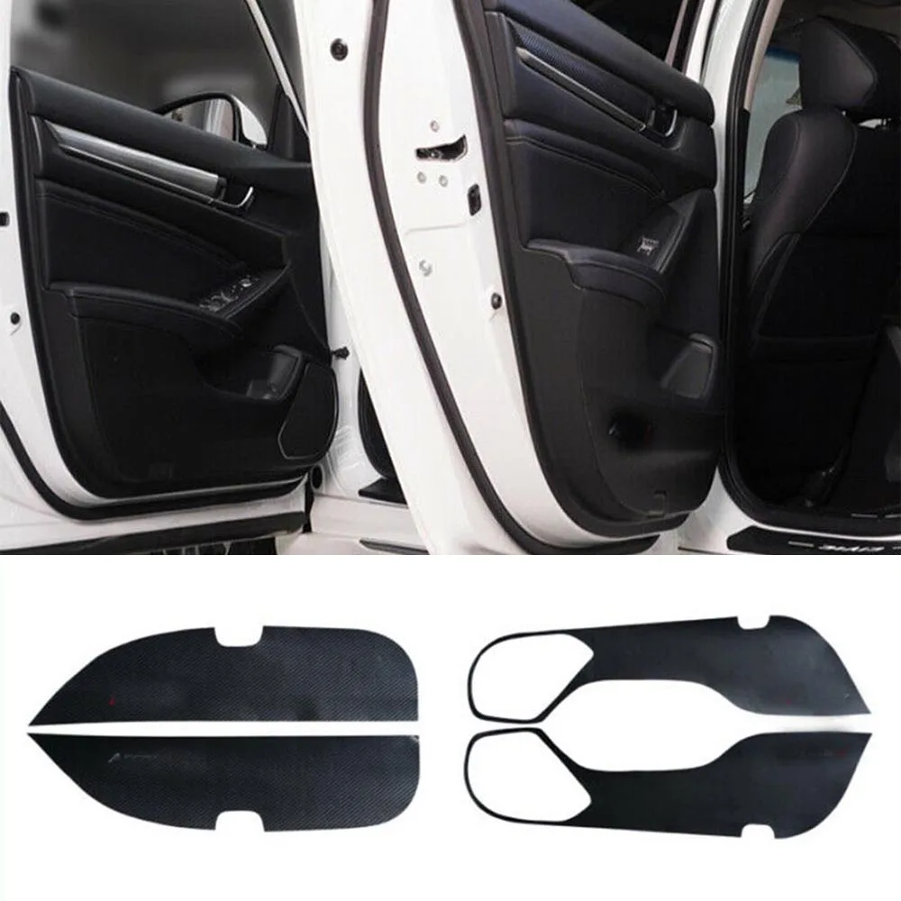 

Pad Sticker For Honda Accord 2018-19 Carbon Fiber Style Carbon Fiber Anti Kick