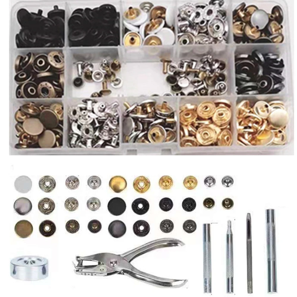 100 шт. заклепки с двойной застежкой и кнопки 12 5 мм|Заклепки для одежды| |