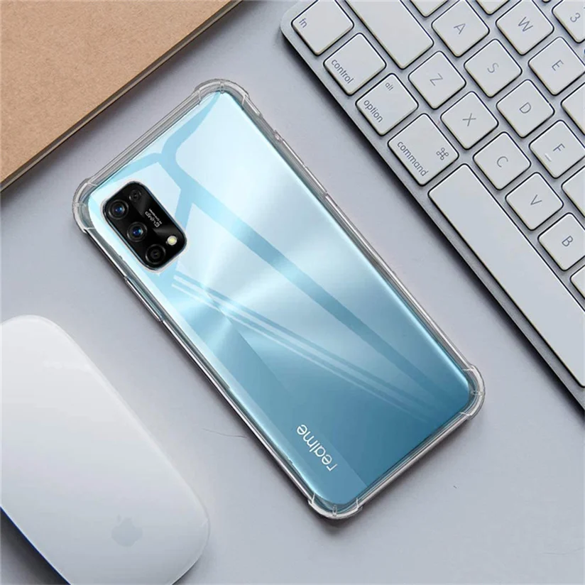

5-in-1, 6.5" Realme 7 5G Phone Cases + Glass for Realme7 5G Anti-Shock Silicone Cover Realme 7Pro Case Realme 7 Pro Realmi 7 5G