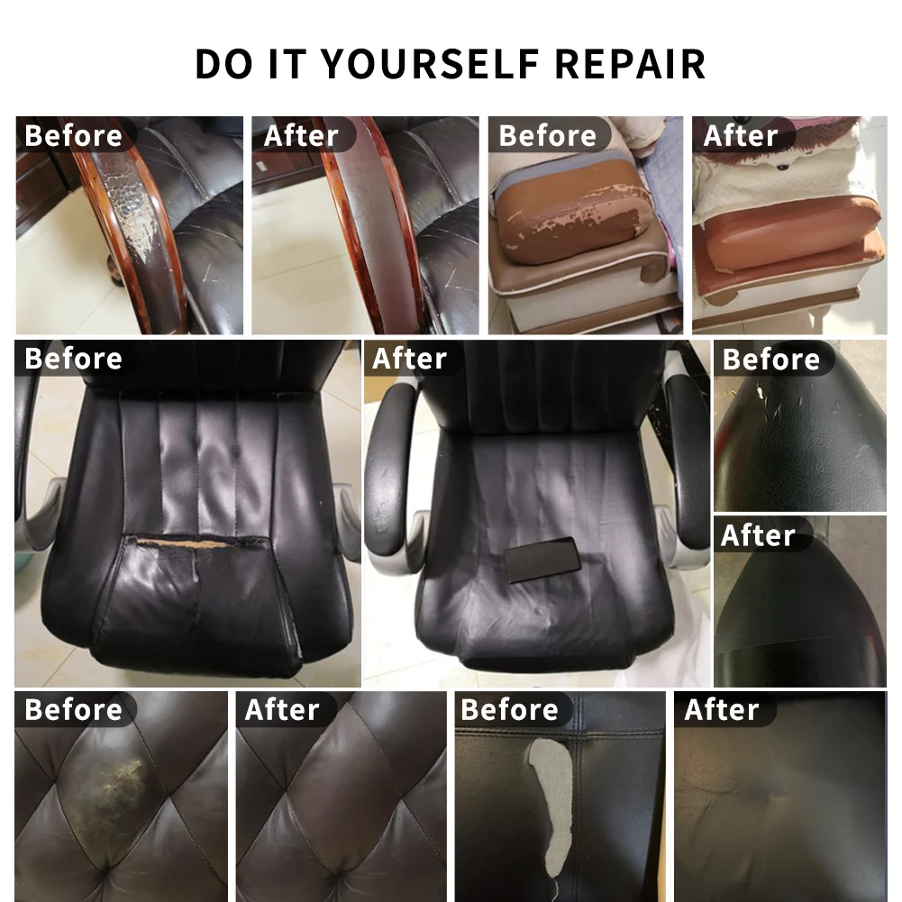 

Leather Self-Adhesive Repair Scratches Patch PU Fabric Stick on Sofa Clothing Repairing Waterproof Stickers Patches