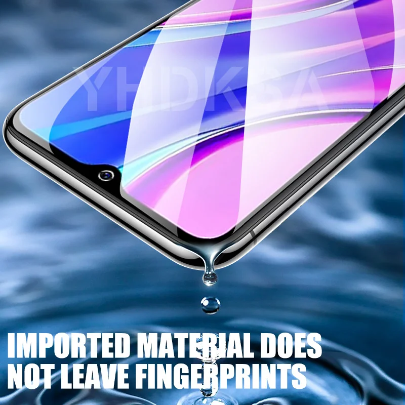 9D 9H Full Tempered Glass For Redmi 7 7A 8 8A 9 9A 9C 9T Xiaomi Redmi K40 Note 8T 9T 10S 9S 10 9 8 7 Pro Safety Protective Glass